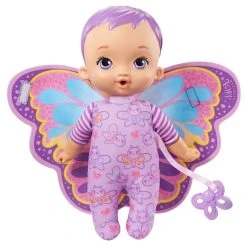 Promo ✨ MATTEL Poupée My Garden Baby - Mon Premier Bébé Papillon Violet 🎉