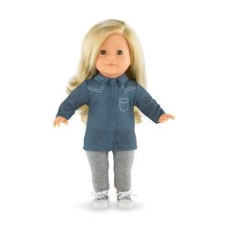 Meilleure affaire ❤️ Corolle Vêtement Pour Ma Corolle : Chemise Bleue ⌛ -PETIT COLLIN SHOP unnamed file 1375