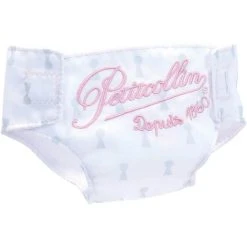 Meilleure affaire 🎉 PETIT COLLIN Accessoires Pour Poupée 36 à 40 Cm : Lot De 2 Bavoirs Et 2 Couches 💯