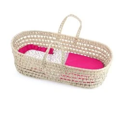 Vente flash 🤩 PETIT COLLIN Couffin Palme Pour Poupée 50 Cm : Garnissage Diabolo Grenadine 👏