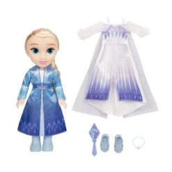 Le moins cher ✔️ JAKKS PACIFIC Poupée Elsa 38 Cm Avec Tenue Et Accessoires - La Reine Des Neiges 2 😉