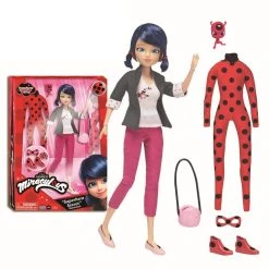 Bon marché ⌛ BANDAI Poupée Ladybug 26 Cm Et Ses 2 Tenues Miraculous ⭐