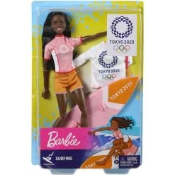 Budget 🧨 BARBIE Barbie Surfeuse Tokyo JO 2020 🛒