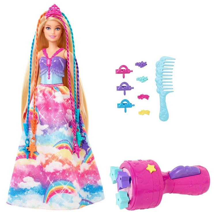 Coupon ⭐ BARBIE Poupée Barbie Princesse Tresses Magiques 😀 1 Coupon ⭐ BARBIE Poupée Barbie Princesse Tresses Magiques 😀