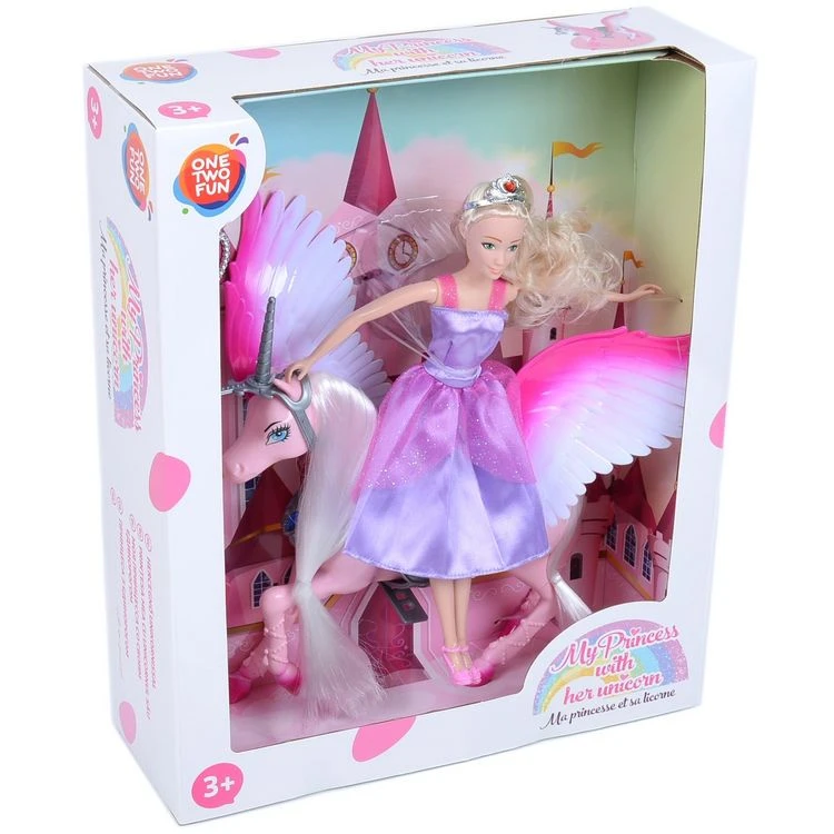 Bon marché 😀 One Two Fun Ma Princesse Et Sa Licorne - Violet 😍 2 Bon marché 😀 One Two Fun Ma Princesse Et Sa Licorne - Violet 😍 – Image 2