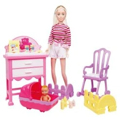Vente flash 👏 One Two Fun Mon Coffret Baby-Sitter Chaise à Bascule 🧨