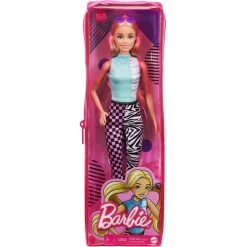 Nouveau 🥰 BARBIE Poupée Barbie Fashionistas - Legging Damier Et Zèbre 🎉 -PETIT COLLIN SHOP unnamed file 425