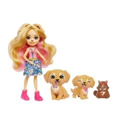 Meilleure vente 😀 Enchantimals Mini-poupée Enchantimals - Famille Golden Retriever ⭐