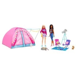 Remise 🤩 BARBIE Poupée Barbie Coffret Camping ✨