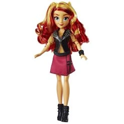 Nouveau 🎁 HASBRO Poupée 👧 Girls Sunset Shimmer My Little Pony Equestria 🥰