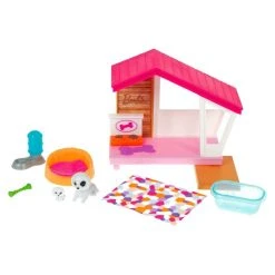 Le moins cher 🔥 BARBIE Mini Playset Barbie Niche De Chien 🥰