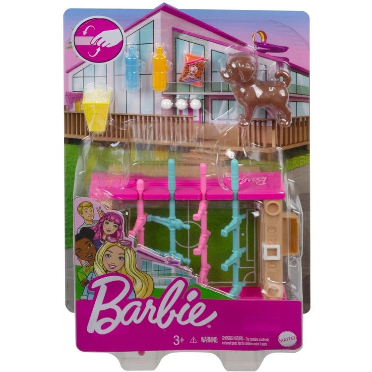 Acheter 🔥 BARBIE Mini Playset Barbie Baby Foot Avec Chien Marron 🎁 3 Acheter 🔥 BARBIE Mini Playset Barbie Baby Foot Avec Chien Marron 🎁 – Image 3