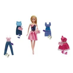 De gros 🌟 One Two Fun Mon Joli 👗 Dressing Avec Poupée Et 4 Tenues + Accessoires 😉