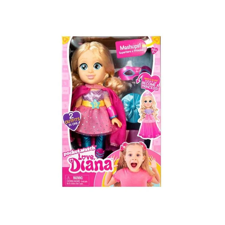 Vente flash 🥰 GP TOYS Poupée Love Diana 2 Tenues Superhéros Et Princesse 😀 2 Vente flash 🥰 GP TOYS Poupée Love Diana 2 Tenues Superhéros Et Princesse 😀 – Image 2