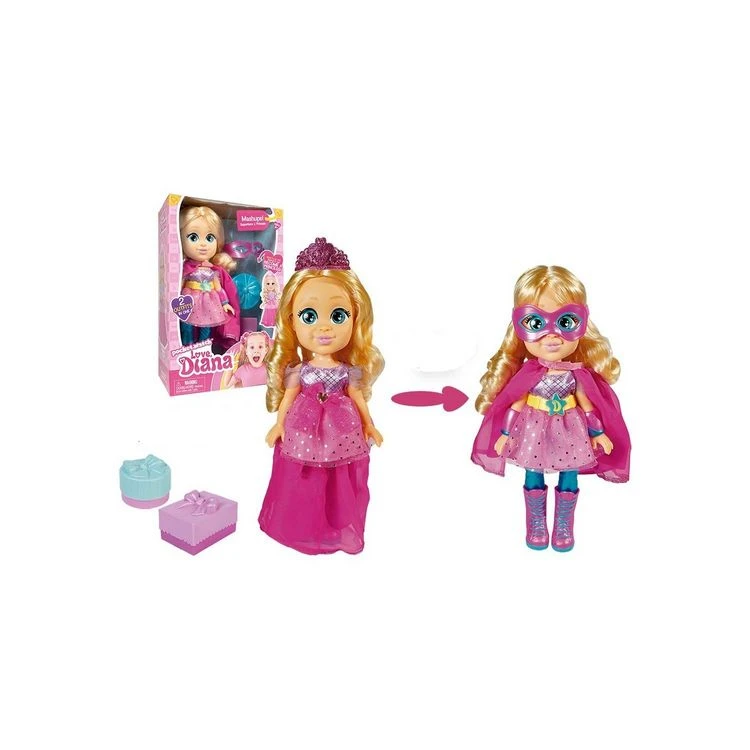 Vente flash 🥰 GP TOYS Poupée Love Diana 2 Tenues Superhéros Et Princesse 😀 3 Vente flash 🥰 GP TOYS Poupée Love Diana 2 Tenues Superhéros Et Princesse 😀 – Image 3