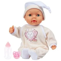 Tout neuf 🛒 One Two Fun Mon Bébé Interactif 38 Cm - Pyjama Lapin ⭐