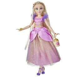 Remise ✨ HASBRO Poupée Disney Princesse Raiponce Robe Rose Style Series ⭐